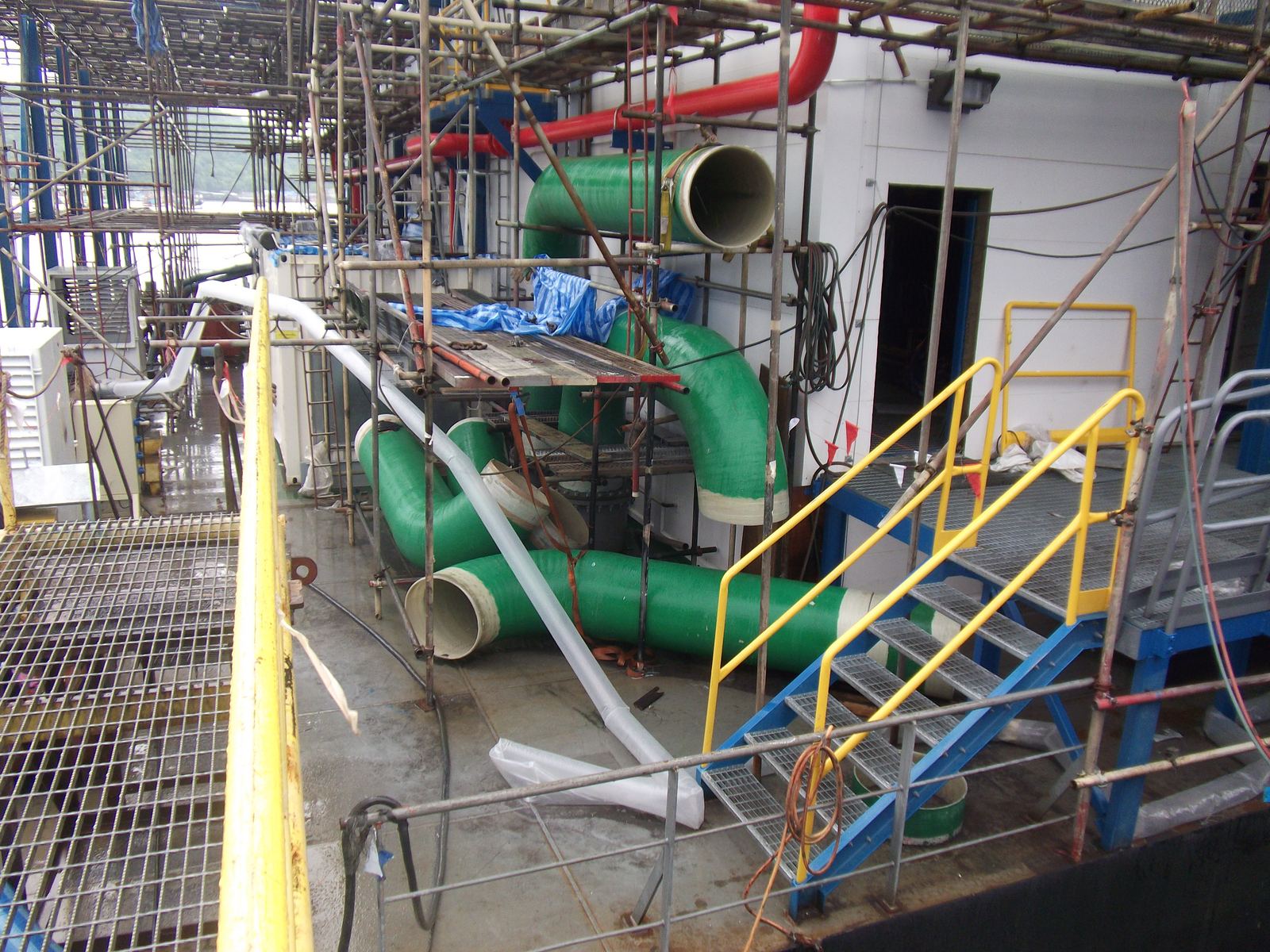 GRE piping installed across a process plant